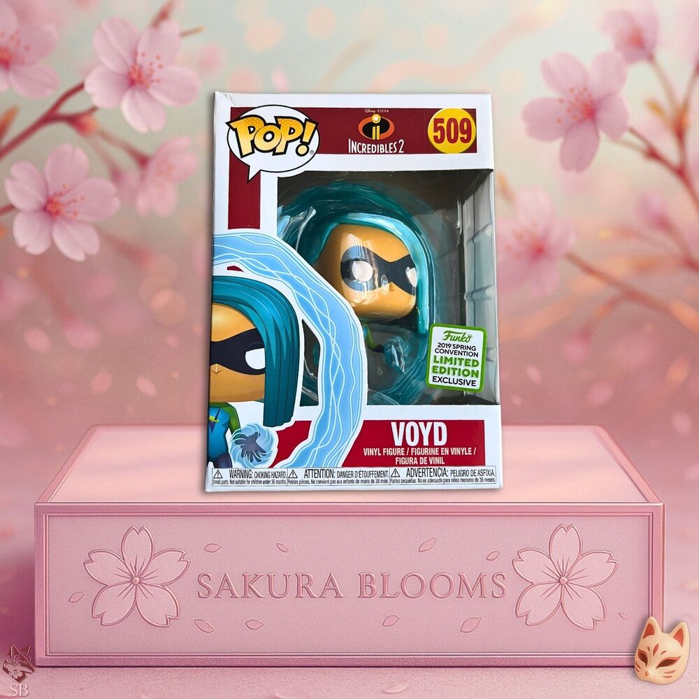 Funko Pop VOYD #509 Incredibles 2 2019 Spring Convention Exclusive LE Disney NIB